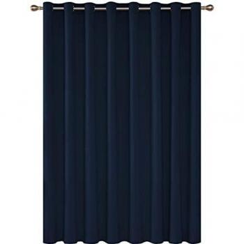 Deconovo Ready Made Silver Eyelet Blackout Curtain