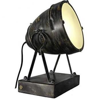 Fenna 34‑cm Schwenklampe – Schwarze Industrie‑Look – 1×E27 – 30 W zulässig