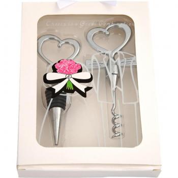 Portable Wedding Decor Wine Bottle Opener Set