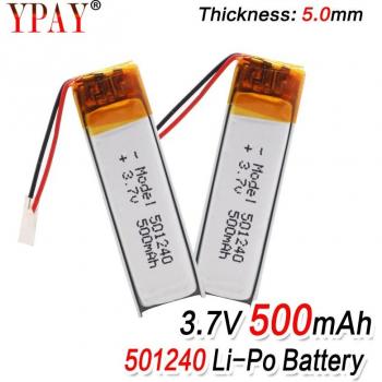 Batterie 501240 Li-Polymer 3.7V 500mAh pour MP3 MP4