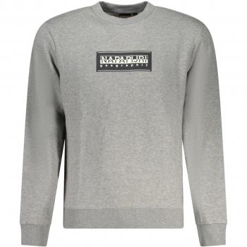 Napapijri Graues Sweatshirt mit Rundhalsausschnitt für Männer