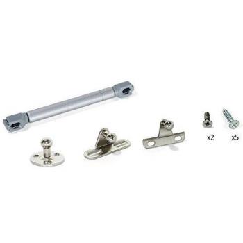 Pistón a Gas para Muebles, Amortiguador para Puerta abatible, Fuerza 12kg, Carrera 100mm