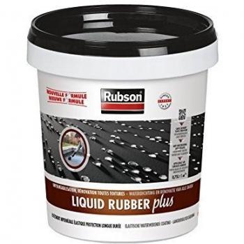 Produit d'étanchéité pour toiture Liquid Rubber noir 0,75 L RUBSON