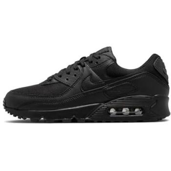 Nike Air Max 90 Donna Sneakers Nera Taglia 35,5 Tessile Cuoio