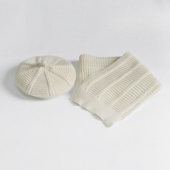 Tête à l'ombrelle : duo tricot nuancé