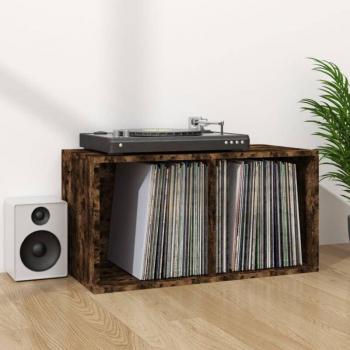 Coffre à vinyles en bois d'ingénierie