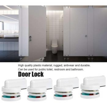 Serrure à boulon de porte pour toilettes publiques, installation simple
