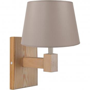 Tosel Iluminación Madera Pura 25x25cm