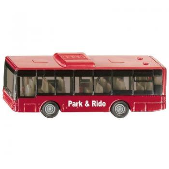 Siku 1021 Lijnbus 86x24x31mm Rood