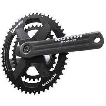 INpower Road DM Kurbel Wattmesssystem / Powermeter mit R-Rings Direct Mount Doppelkettenblatt (2-fach, rund)