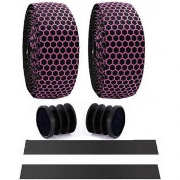 2Pcs Bike Handlebar Grip Tape with Bar Plugs, Soft and Breathable