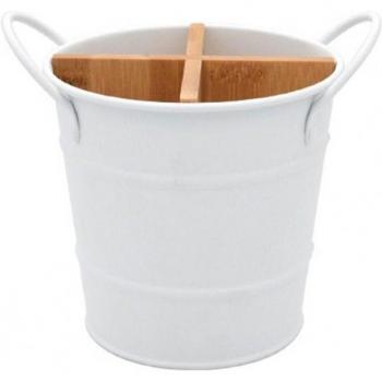 Retro Stainless Steel Utensil Organizer