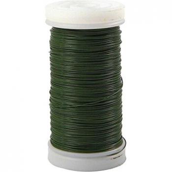 0.31 mm Green Florist Wire (100 g, 160 m/roll)