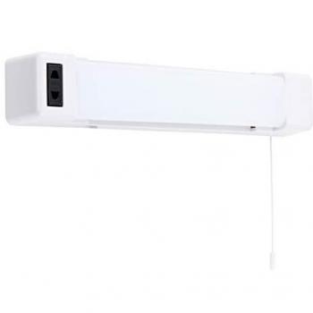 Horizon White Bathroom Shaver Light