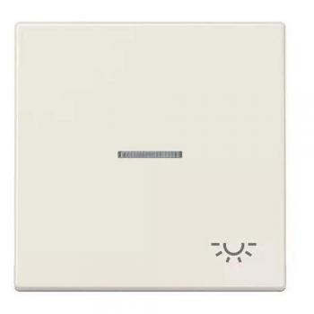 Tecla de Duroplástico con Visor Luz Blanco Marfil 0712134886 JUNG