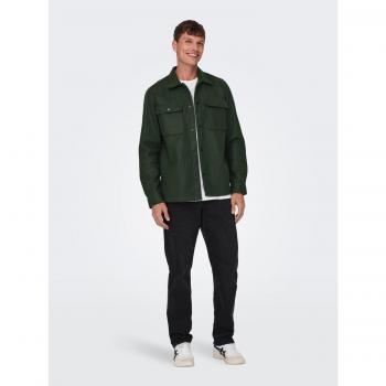 Only & Sons Wool‑Overshirt (Ash)