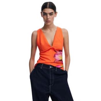 Desigual Damenbluse Fobos in Orange