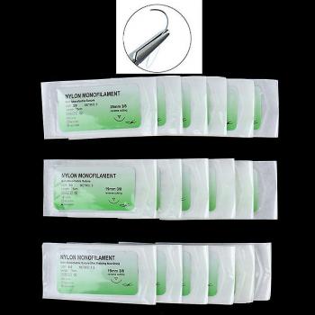 Herramienta de Hilo Médico Nylon para Suturas 2/0 a 4/0