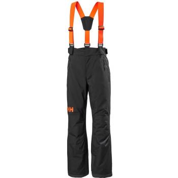 Pantalon de ski enfant Helly Hansen No Limits 2.0 PrimaLoft noir/orange