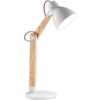 Fabas Luce Sveva Task Lamp White/Ash Wood