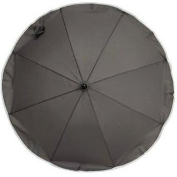 Bambisol Ombrelle Articulée Universelle Poussette Anti‑UV 50+ Classico, Gris