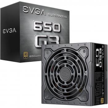 EVGA SuperNOVA 650 G3 Black Fully Modular Power Supply (Model: 220-G3-0650-Y3)