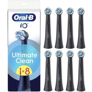 Oral‑B iO Black Toothbrush Heads (Pack of 8)