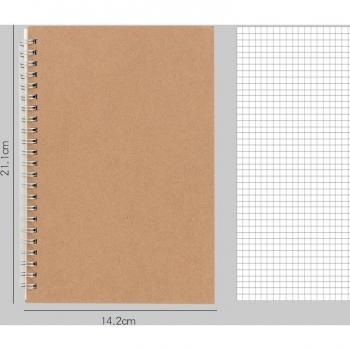 Kraft A5 Notebook with Dots