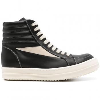 Rick Owens RP02D3896LCOLVS911 Women’s Black Leather High Vintage Sneaker – Size EU 36 (duplicate entry)
