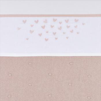 Meyco Set Lettino Baby Hearts Rosa Chiaro 75x100