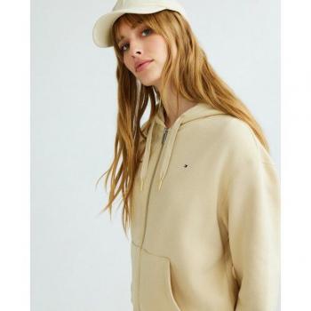 Tommy Hilfiger Sudadera mujer con capucha y cremallera