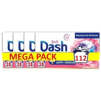 Lessive Dash : Pivoine et Hibiscus (4x28)