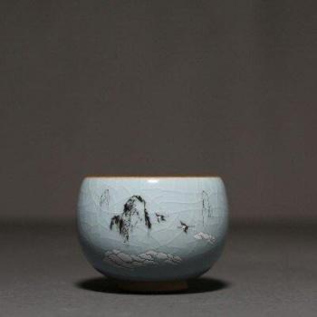 Porzellan‑Teegefäß „Risse der Kunst“ – klassisches chinesisches Design