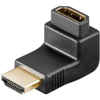 Goobay Tecline HDMI M – HDMI F HDMI HDMI schwarz Kabel-Schnittstelle und Netzteil