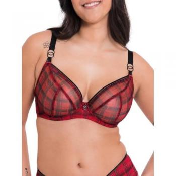 Curvy Kate CK5711 Plunge Bra with Colorful Print