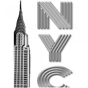 New York City Chrysler Building Writing Drawing Journal