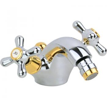 Rubinetto per Bidet Gattoni Calypso 5931/RECD, Colore Cromo/Oro