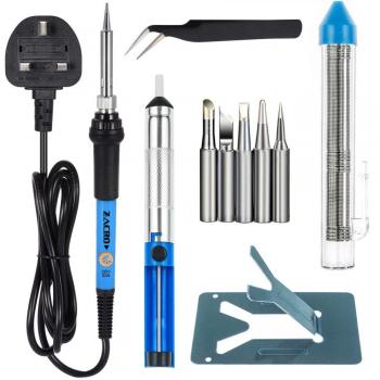 Zacro 60W Desoldering Pump & Soldering Kit
