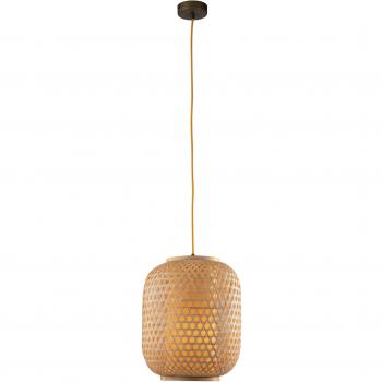 Plafón Colgante Zen de Madera Cilíndrica 30x37CM – Fan Europe