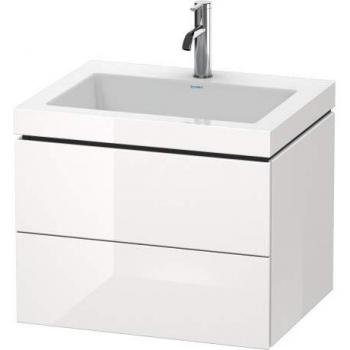 L-Cube Vasque Duravit avec socle mural 60×48 cm