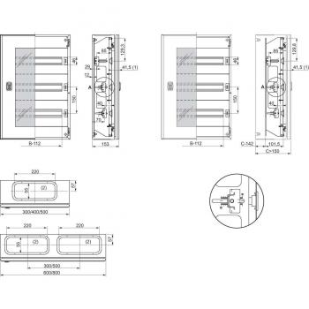 Módulo de Armario Mural DLM 112x800x600 – Schneider Electric