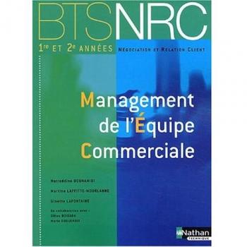Management de l'équipe commerciale BTS NRC 1re et 2e années (Bts Commerciaux)
