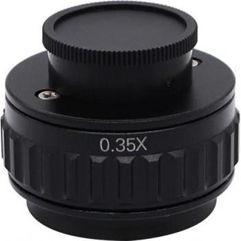 Adaptador de lente C para microscopio trinocular 0.35X/0.5X
