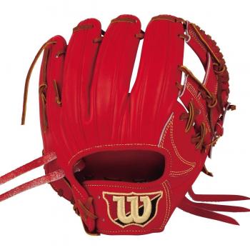 Wilson Hardball Staff D6 Wide‑Open Orange Glove