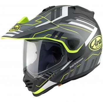 Arai Tour‑X5 Trail: Casco Integral Motocross Amarillo L