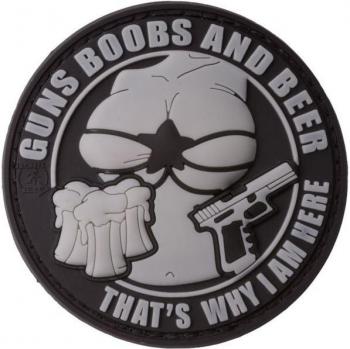 JTG Parche 3D Beer, Boobs and Guns