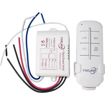 Télécommande LED 220 V – Contrôle sans fil multi‑voies (1–4)