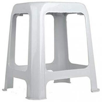 Stile Homeline: Sgabello Bianco in Bronzo, Taglia Unica