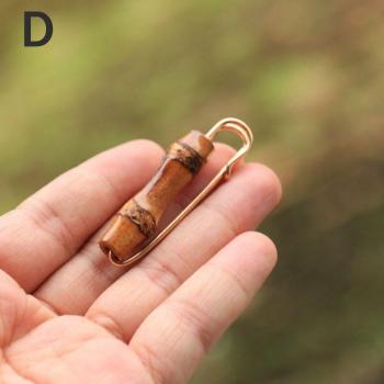 Unisex Bamboo Branch Hat Pin