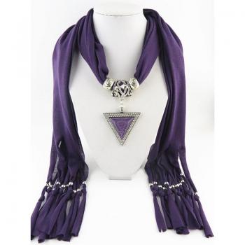 Bijoux d'Écharpe Triangle HONGHUACI